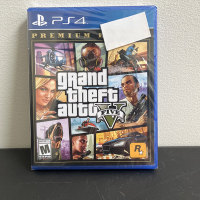 Grand Theft Auto V Premium Edition PS4 Brand New Factory Sealed GTA 5