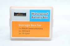 Waterproof Battery SD Card Storage Case for Sony NP-FW50/NP FZ100