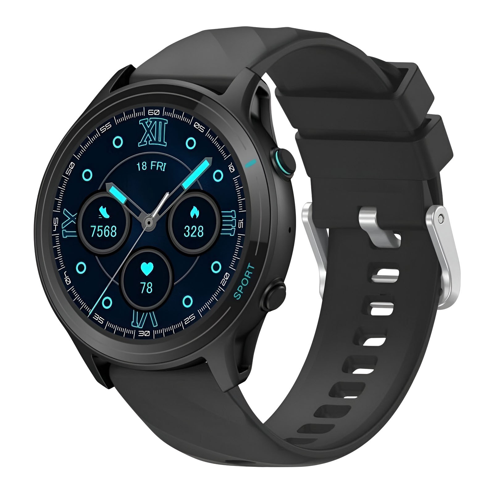 Montre connectée Titmo O100 écran TFT étanche IP68 avec fonctions santé homme femme