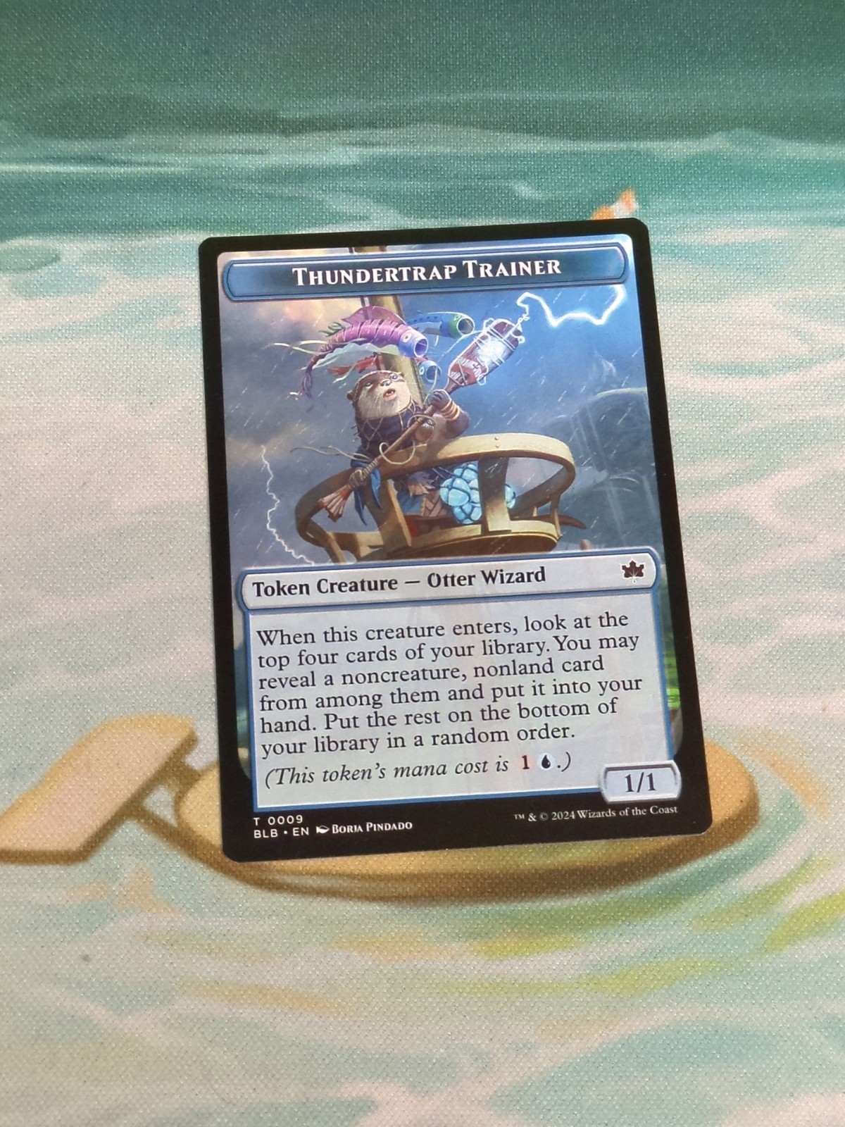 Thundertrap Trainer Token - Near Mint - Bloomburrow - Magic the Gathering