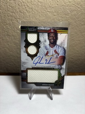 2024 Topps Triple Threads Future Phenoms Autographed Relics Jordan Walker #39/99