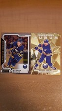 Rasmus Dahlin Two card lot 2018-19 OPC Platinum 160 RC 2025-26 Artifacts Aurum 3