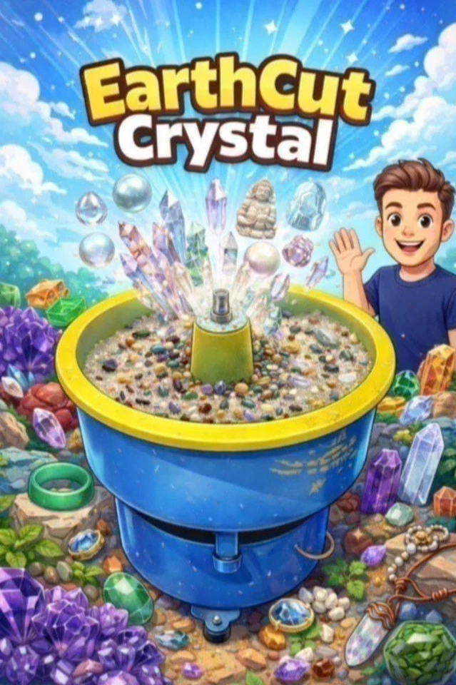 Earth Cut Crystal on live!  Kevin is here！Welcome come join us !