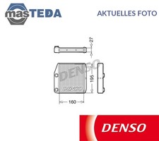 DRR09075 WÄRMETAUSCHER INNENRAUMHEIZUNG DENSO FÜR OPEL CORSA D