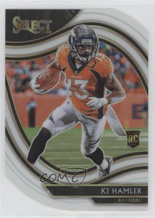 2020 Panini Select Field Level White Prizm Die-Cut KJ Hamler #367 12pq