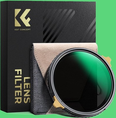 72mm Variable ND2-32 ND Lens Filter & Circular Polarizing Filter 2-in-1, K&F CON