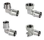 Winkel Pressfitting Klemmringverschraubung für Aluverbundrohr DVGW PEX 16-32