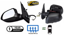 For Nissan Micra 2010-2016 Left Side Electric Heated Wing Door Mirror Unit Black