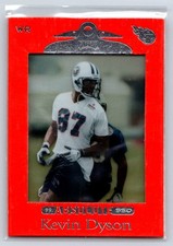 1999 PLAYOFF ABSOLUTE SSD CARD # 107 Kevin Dyson - Tennessee Titans