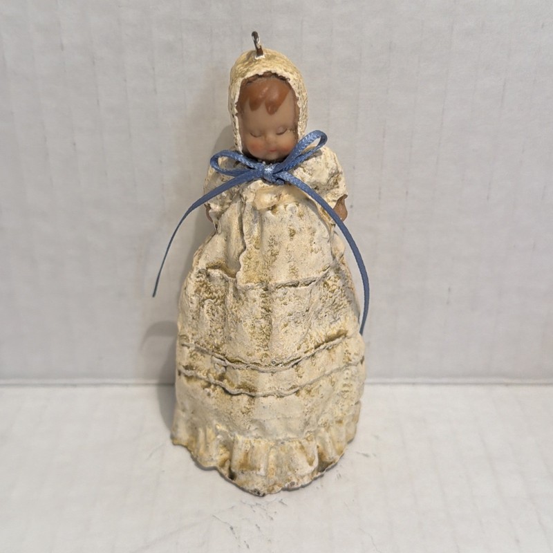 Midwest of Cannon Falls Christening Baby Doll Ornament 4 inches tall