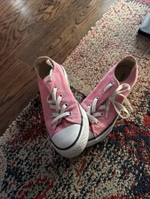 Converse All Star Pink Shoes Size 2 lace up