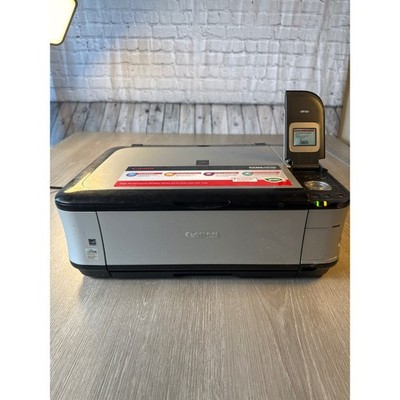 Canon PIXMA MP560 Wireless Photo All-in-One Inkjet Printer Silver Black TESTED