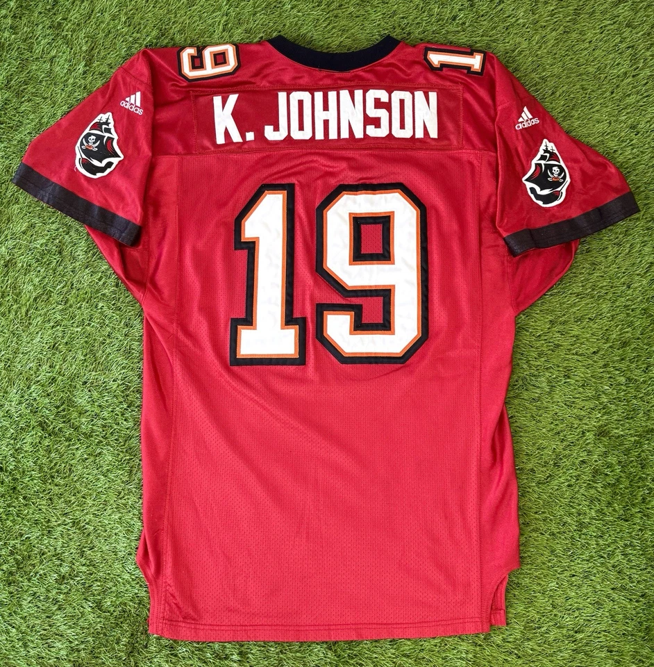 Keyshawn Johnson Tampa Bay Buccaneers 2000 Team Issued Authentic Football Jersey - Image 2 of 4