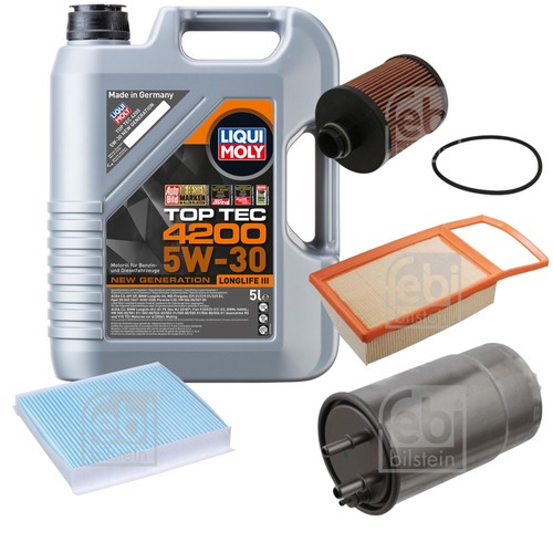FEBI BILSTEIN Controllo set 7L Liqui Moly Top Tec 4200 5W-30 per