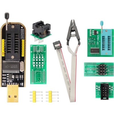USB BIOS Programmer CH341A  Clip EEPROM 24CXX 25CXX Adapter Kit