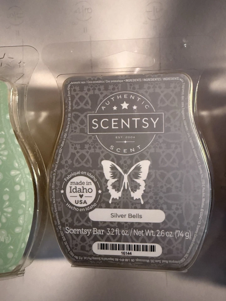 Cera Scentsy Derrete 3 Aromas Aloe Pepino, Campana Plateada y Junto al Mar Foto 3 de 4