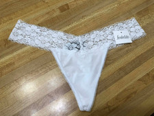 NWT Frederick's of Hollywood G-String Thong Panties Sz M White Lace Style 5271