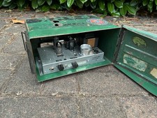 Bell  Howell Moviola URS SE el84 tube amp Filmosound 385 knobs  Lens Ammo Can