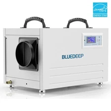 145 Pints Auto Defrost Commercial Dehumidifier with Drain Hose for 6000 ft² Base