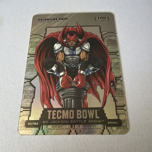 2026 Bo Jackson Battle Arena Tecmo Bowl Youngblood Bryce Young Silver Coin Steel