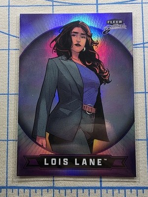 Fleer Brilliants Superman - Lois Lane #2 Purple Parallel - DC Comics Card