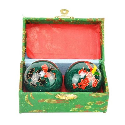 Baoding Kugeln 4,45 cm / 1,75 Zoll Chinesische Baoding Kugeln mit Box Feng Shui Tai Chi