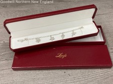 IOB 925 Sterling Silver Sea Creature Belcher Chain Charm Bracelet 10.46g