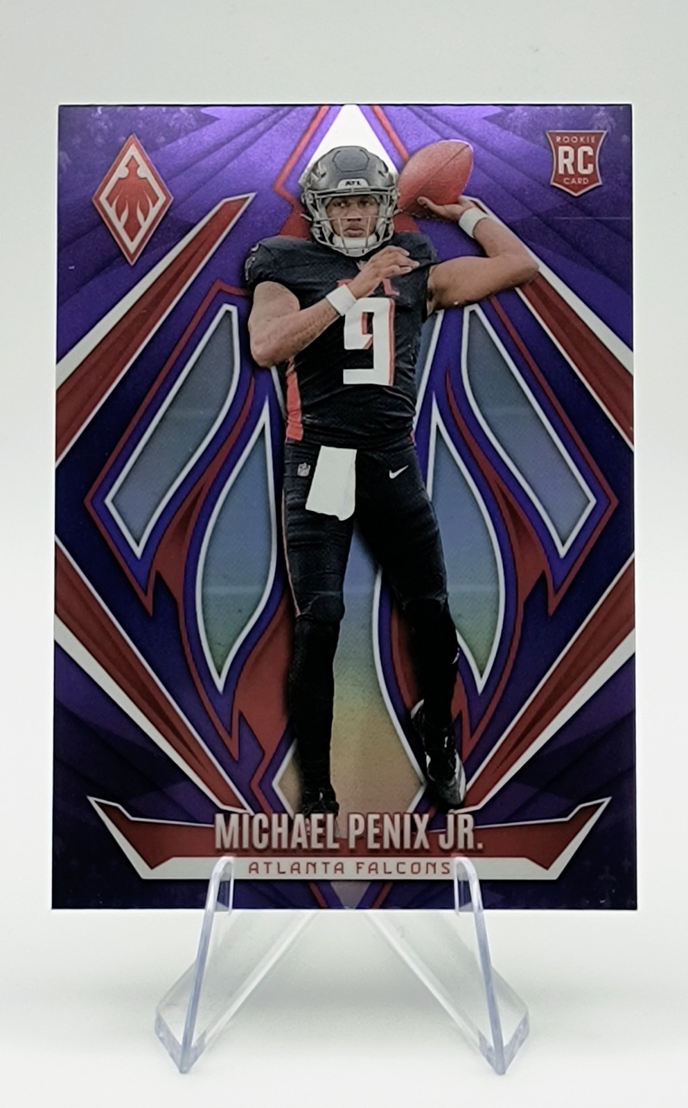 2024 Panini Phoenix Michael Penix Jr. Purple Fade #229 RC