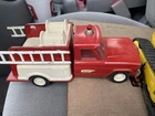 Tonka Pressed Steel & Plastic JEEP Fire Truck Jeep Nice Vintage