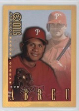 1998 Donruss Studio Studio Proofs Gold 293/300 Bobby Abreu #196 7xr