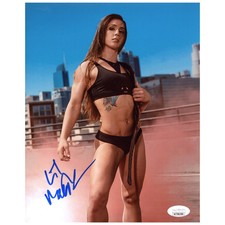 VANESSA DEMOPOULOS Signed 8x10 Photo UFC Autographed JSA COA
