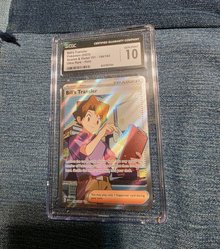 Bill's Transfer graded CGC 10 for sale on eBay