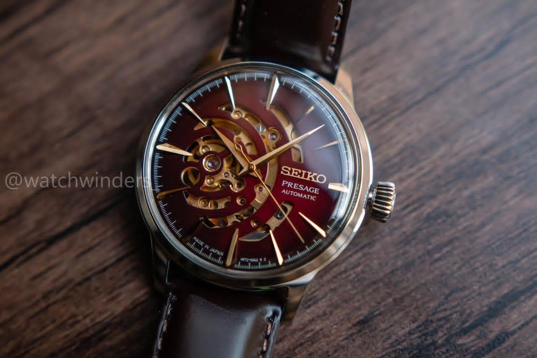 Seiko Presage Red Men's Watch - SSA457J1 for sale online | eBay