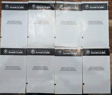 Lot Of 8 OEM Nintendo Gamecube Health Safety Precautions Booklet Inserts