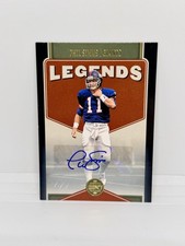 PHIL SIMMS 2023 Panini Legacy Legends Black Auto 1/1 New York Giants #124
