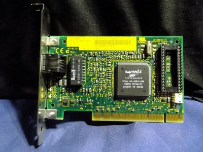 Vintage 3Com 3C905B-TX PCI Network Card   Fast EtherLink XL 10/100 - EUC