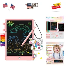 Portable 10-Inch Pink LCD Writing Tablet - Perfect Kids’ Doodle Board Gift