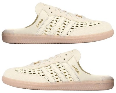 KH7719 adidas originals Samba Mule Beige Women Shoes Sneakers