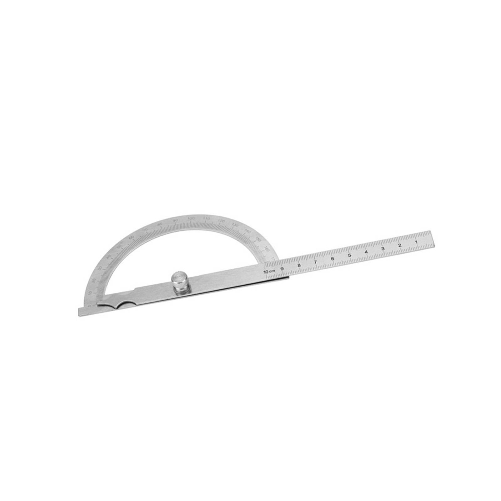 Stainless Steel Protractor Durable Goniometer Ruler For Measuring