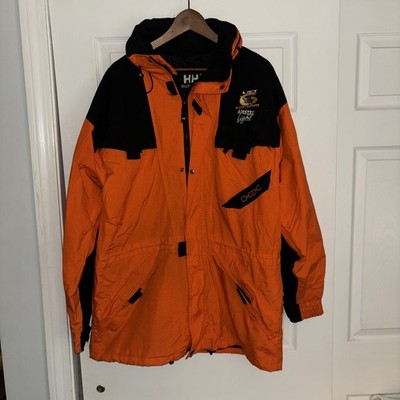 Helly Hansen Amstel Light Orange & Black Outdoor Lightweight Snowboard Jacket L