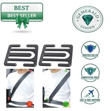 Adjustable Metal Seatbelt Clip - Essential Safety Solution for Kids & Adults
