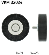 VKM 32024 SKF Idler/Guide Pulley, V-ribbed Belt for Alfa Romeo, Fiat, Lancia