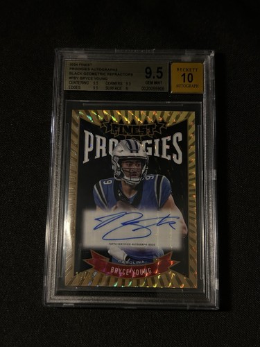 Bryce Young [Black Refractor] #P-BY card