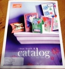  Rubber Stamps Stampin' Up Idea Book  Catalog-2001-2002