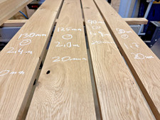 European Oak Boards 20mm PAR 🌳 Kiln Dried | 130–200cm | Character Grade  Planed