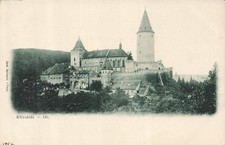 Křivoklát Castle Czech Republic 1900s Postcard Karel Bellmann Praha