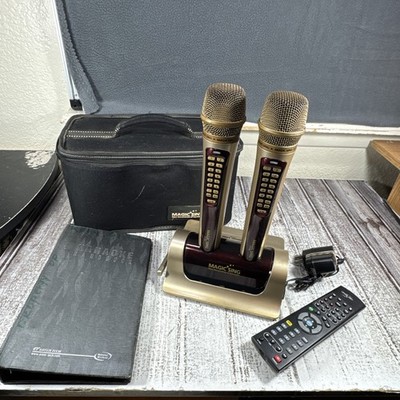 Magic Sing ET-18K Wireless Karaoke System W/Pop474 & 2 Other Cartridges ￼
