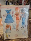 Vintage 1950's/1960's Coke COCA-COLA Advertising PAPER DOLL Seasons Greetings