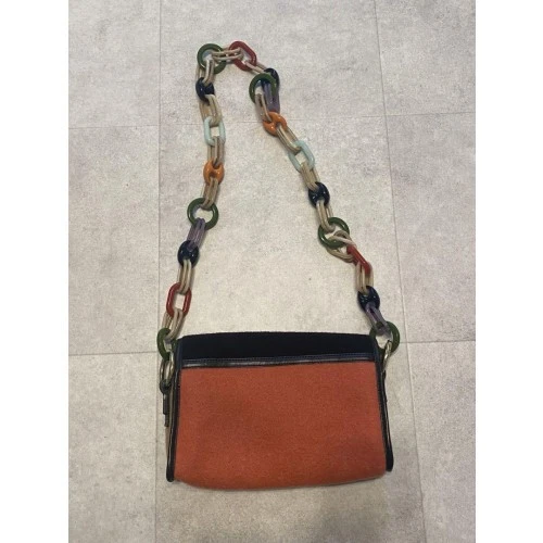 Bolso de Hombro M Missoni Colorido Cadena Boda Cuero Mujeres Lujo Moda Raro Foto 2 de 4
