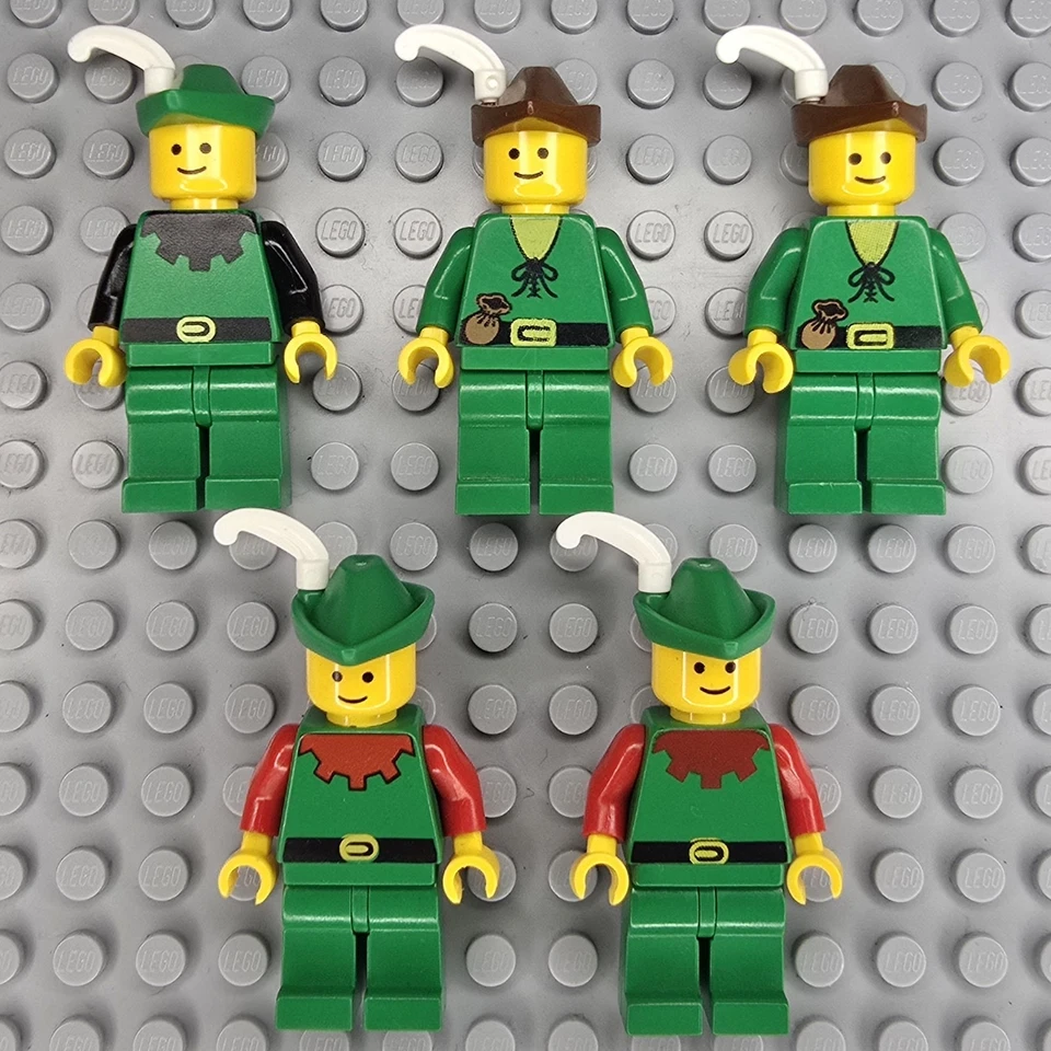 Lote de minifiguras y accesorios Lego Castle Forestmen Foto 2 de 4